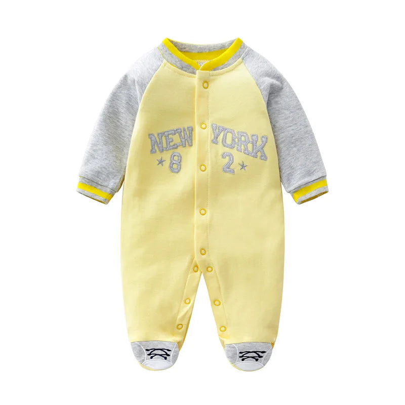 Baby clothes newborn coverall infants boys clothes baseball sport style cotton ropa de bebe spring toddler clothing boy