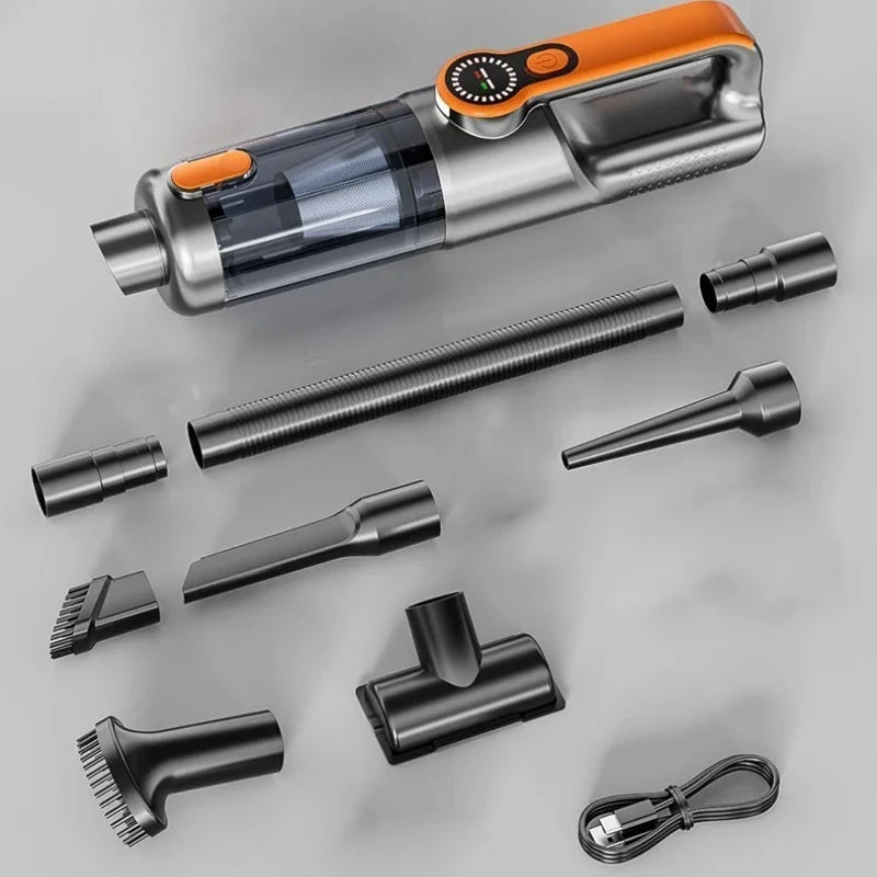 Car vacuum cleaner wireless one-button dust dump high-power portable vacuum cleaner large suction mini handheld vacuum cleaner