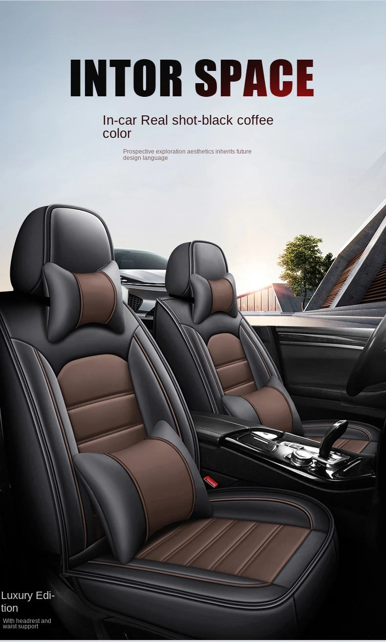 Universal Style Car Seat Cover for Volkswagen Touareg Golf ID3 ID4 X T-Cross Car Accessories Interior Details Seat Protector