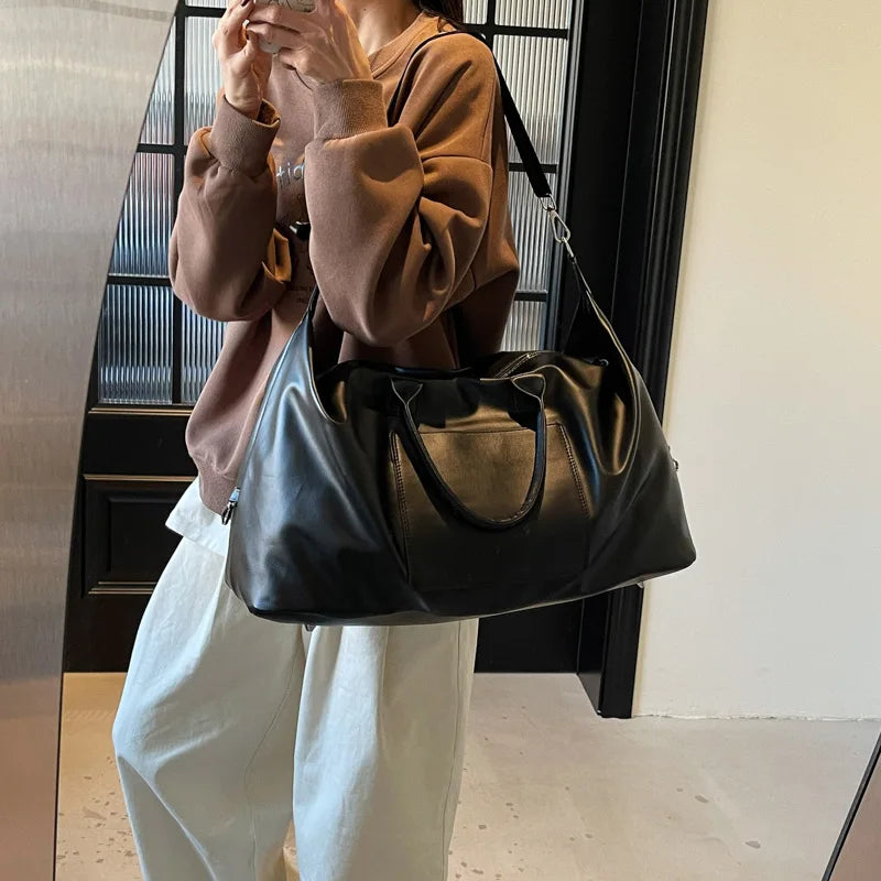 Fashionable Crossbody Bags for Women Portable Travel Bag Large Capacity Simple Armpit Bag Carry on Luggage Duffle Bag Сумка Sac