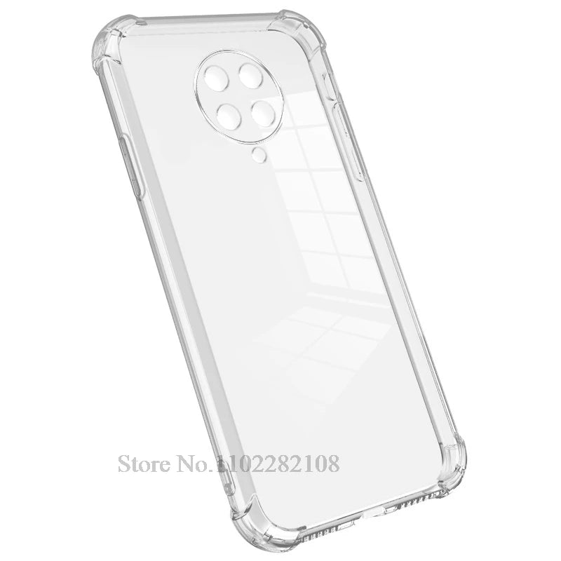 Shockproof Clear Cover For Xiaomi Poco C85 C75 C65 C71 C40 POCO F7 Ultra F6 F5 F2 Pro F4 F3 GT Transparent Silicone Case Fundas