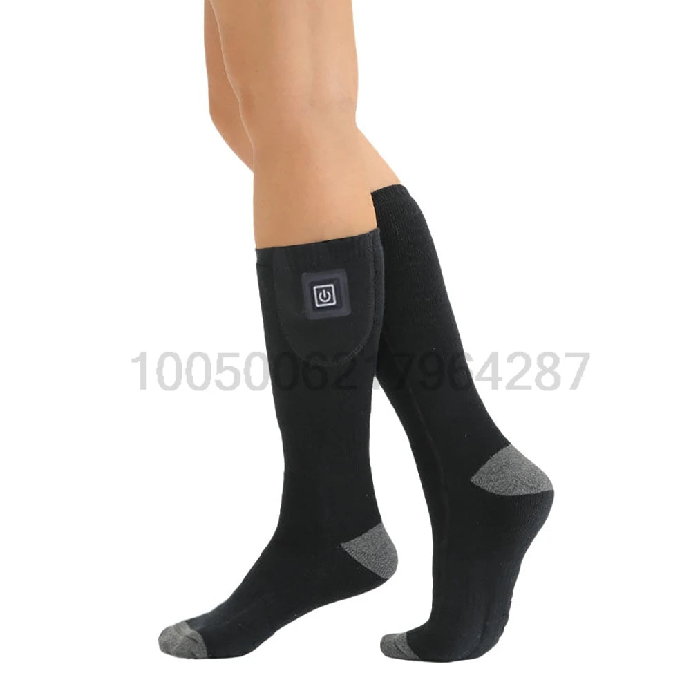 Winter Heated Socks Battery Case Thermal Socks Men's Women's Heating Foot Warmer Electric Socks Warm Sock Cycling Ski