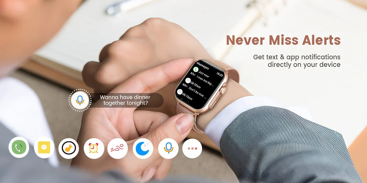 Viiray Fitness Smart Watch for Men and Women, Bluetooth Call, SpO2 Sleep Heart Rate Monitor,Fitness Tracker, IOS and Android