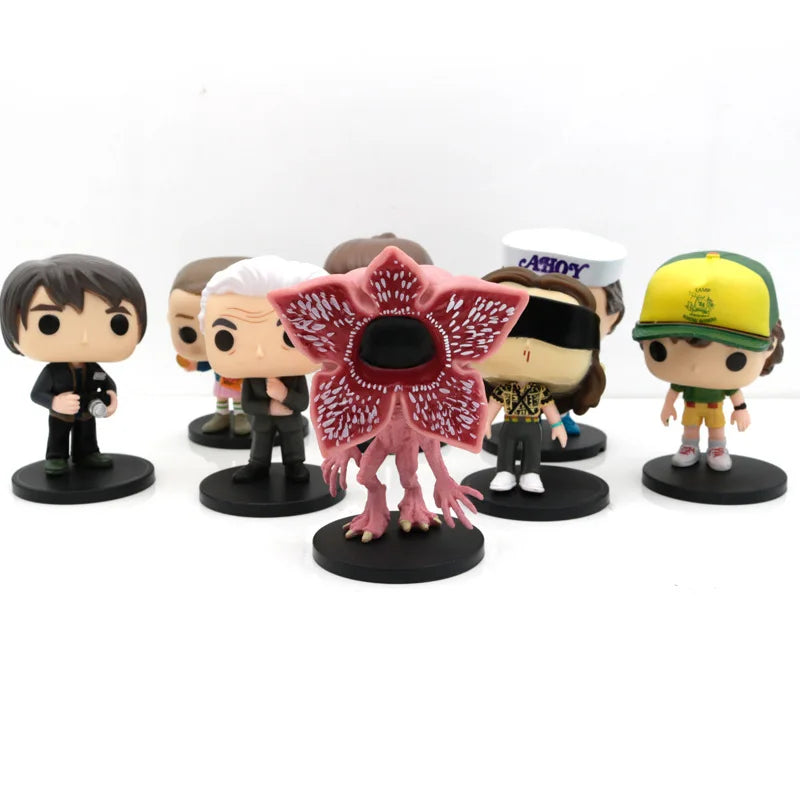 2025Popular New 4-inch Strange Story Man Eating Flower Hand Office Model Ornament with Base 8 Desktop Decoration Ornaments Gifts