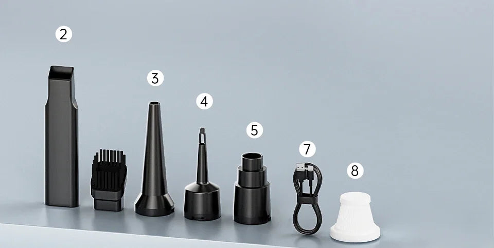 SZUK Mini Air Blower Brushless Motor Turbo Jet Fan Handheld Portable Duct Fan Turbofan Powerful Air Blower Car Vacuum Cleaner