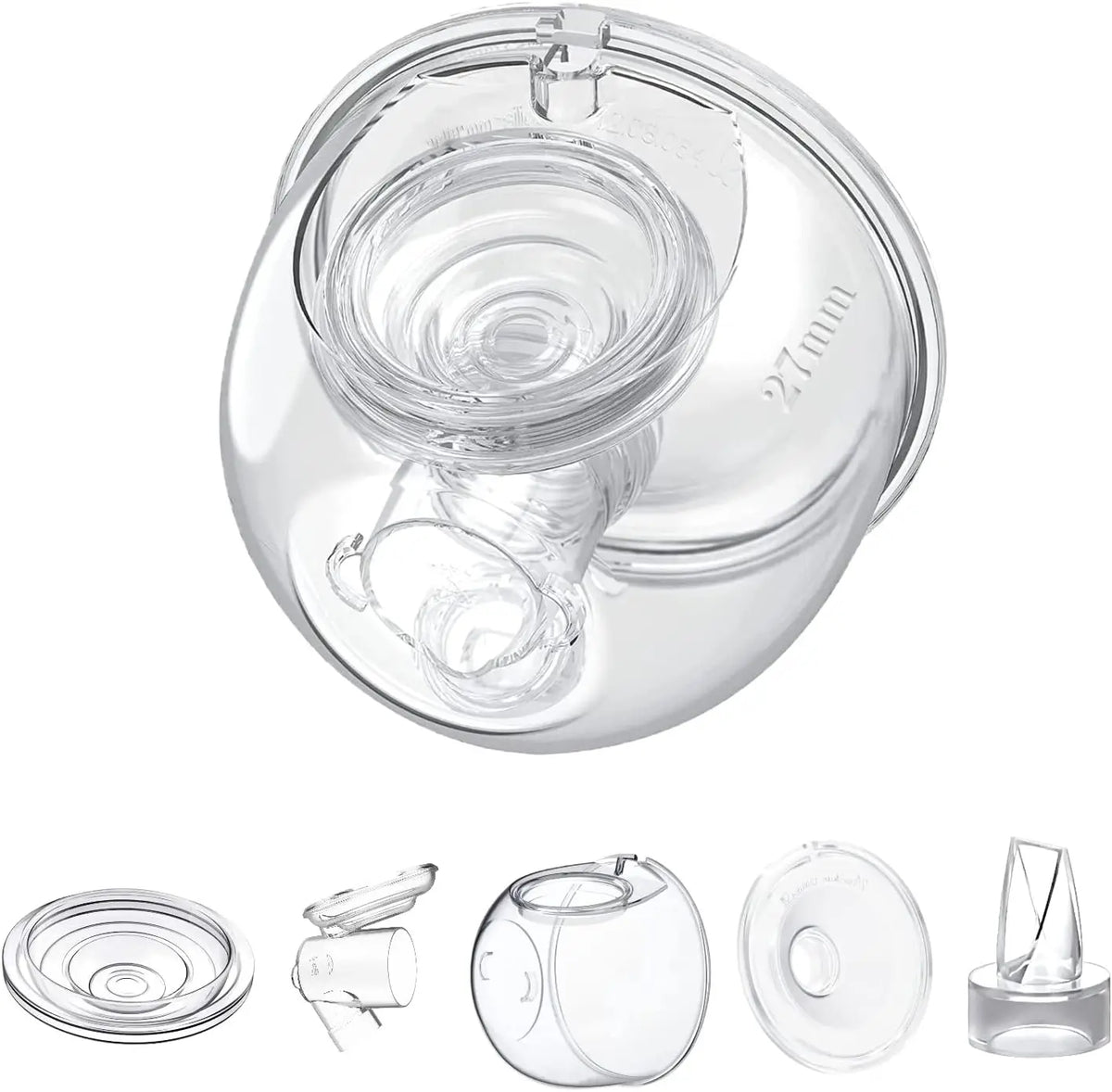 Silicone Breast Milk Collector Wearable Milker Accessories For S9/S12 Breast Pump Cup Breastfeeding Milk Collection Cover