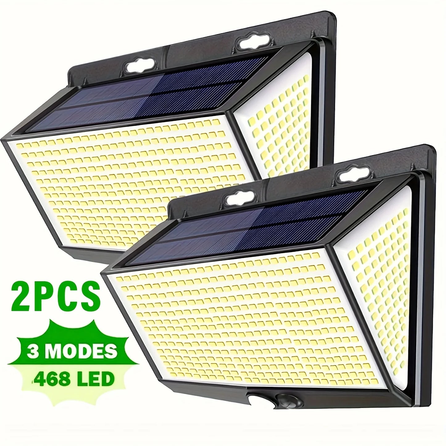 Outdoor 100 LED/468 LED Solar Light Motion Sensor Waterproof Solar Light Solar Power Garden Corridor Decoration Emergency Light