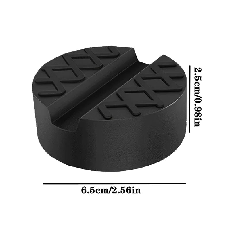 Car Lift Jack Stand Pads Black Rubber Slotted Floor Pad Frame Rail Adapte Auto SUV Van Pickup Lift Rubbers Jack Pads
