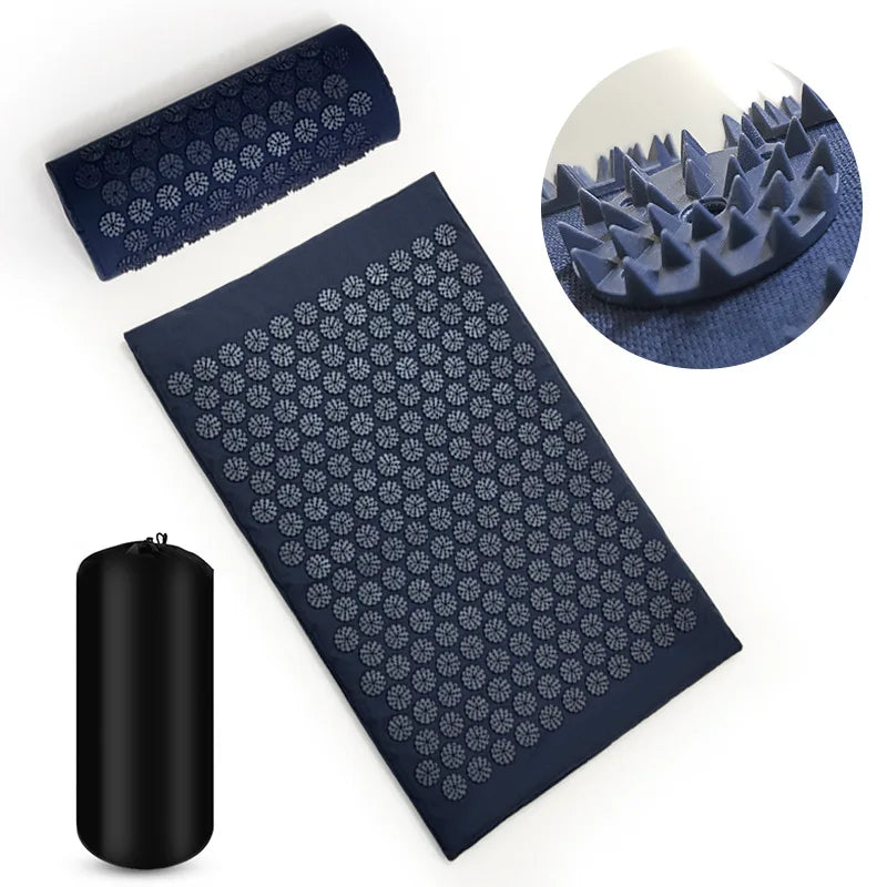 Massager Mat Shakti Mat Massage Yoga Mat Acupressure Relieve Stress Back Body Pain Spike Mat Acupuncture Massage Cushion