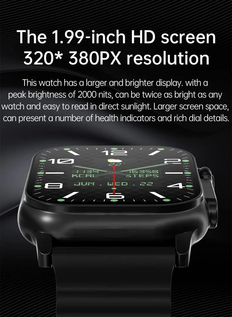 Original T900 Ultra 2 Smart Watch 49mm Men Women Bluetooth Call BT Music Game Wireless Charging NFC Smartwatch For Android IOS