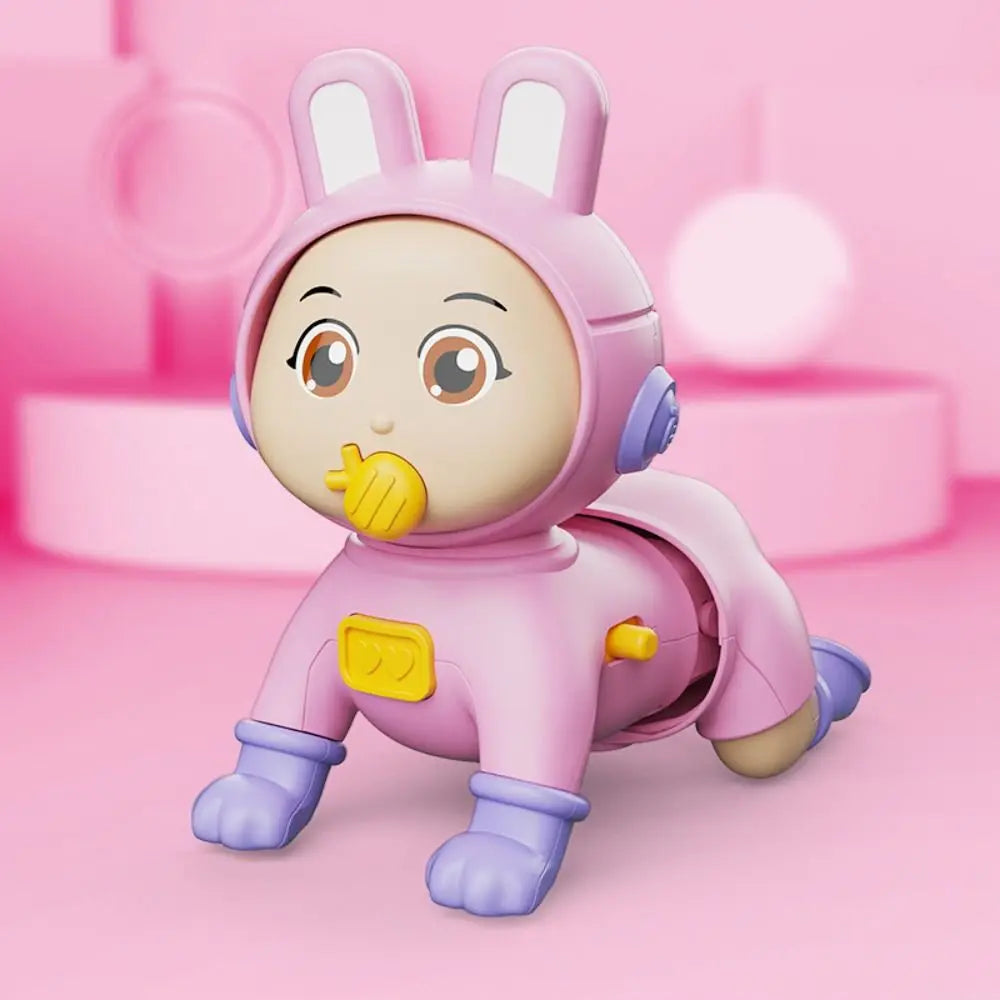 Learning Standing Climbing Electric Crawling Doll Walk With Music Crawling Baby Toys Cute Fun Baby Crawling Doll 0-3-year-old