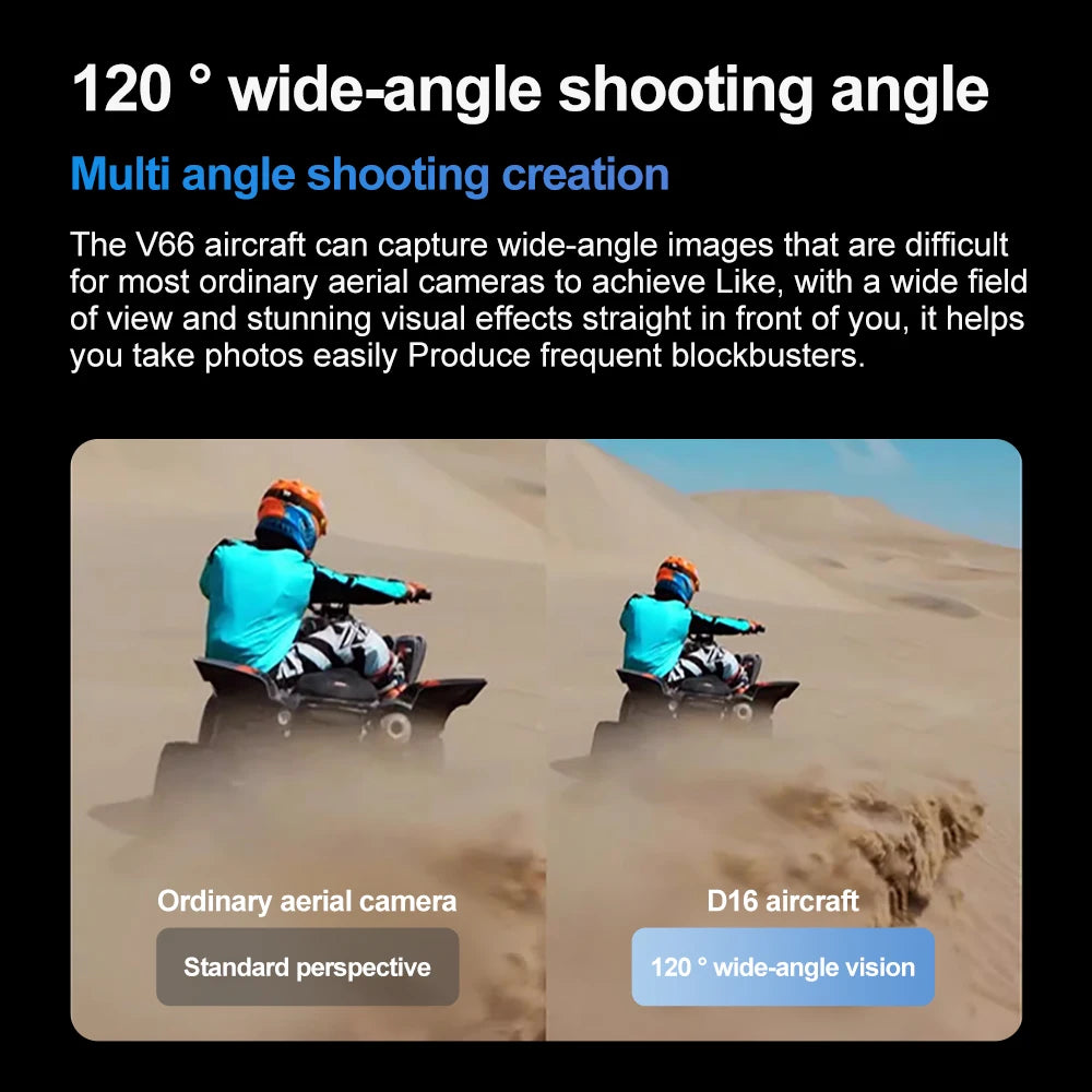 V66 Mini Drone With Camera 4K HD WiFi FPV Drone Obstacle avoidance Pocket Remote Control Helicopter Quadcopter Gift For Kids Toy