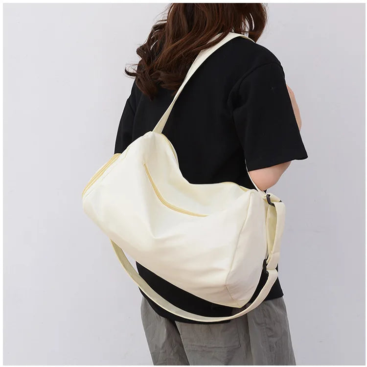 2025 Large capacity Travel Tote Bags for Women nylon Shoulder Messenger Bag Sports Yoga Satchels Fashion Woman Handbag