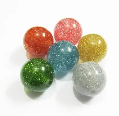 Wholesale 12mm 480pcs/bag ,16mm 200pcs/bag ,20mm  100pcs/bag Chunky Round Glitter Beads/DIY  Jewelry Finding/Hand Made Beads