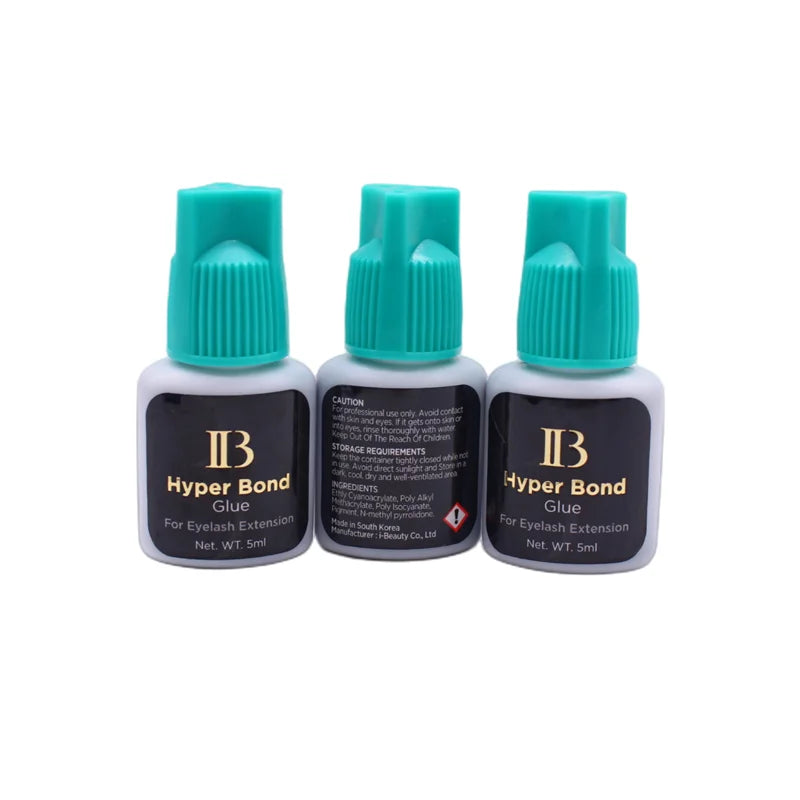 2/5/10Pcs Ibeauty Hyper Bond Individual Cyan Cap 5ml Quick Drying 6 Weeks Lasting Strong Lashes Adhesive From Korea Makeup Tool