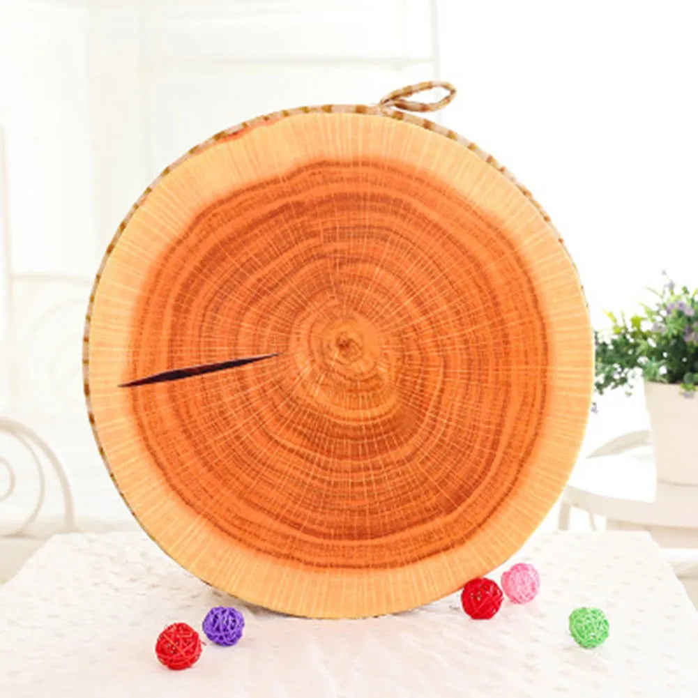 33cm Cushion Fruit Shape For  In-bed Reading And Watching Back And Head Pillow Round Cushion Lint-free