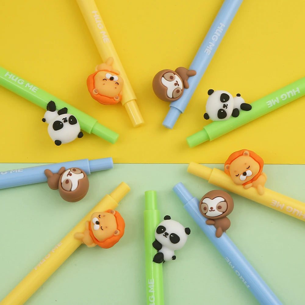 3 pcs/lot 0.5mm Mini Animals Lion Sloth Mechanical Pencils For Writing Cute Pencil Stationery School Office Supplies Gift