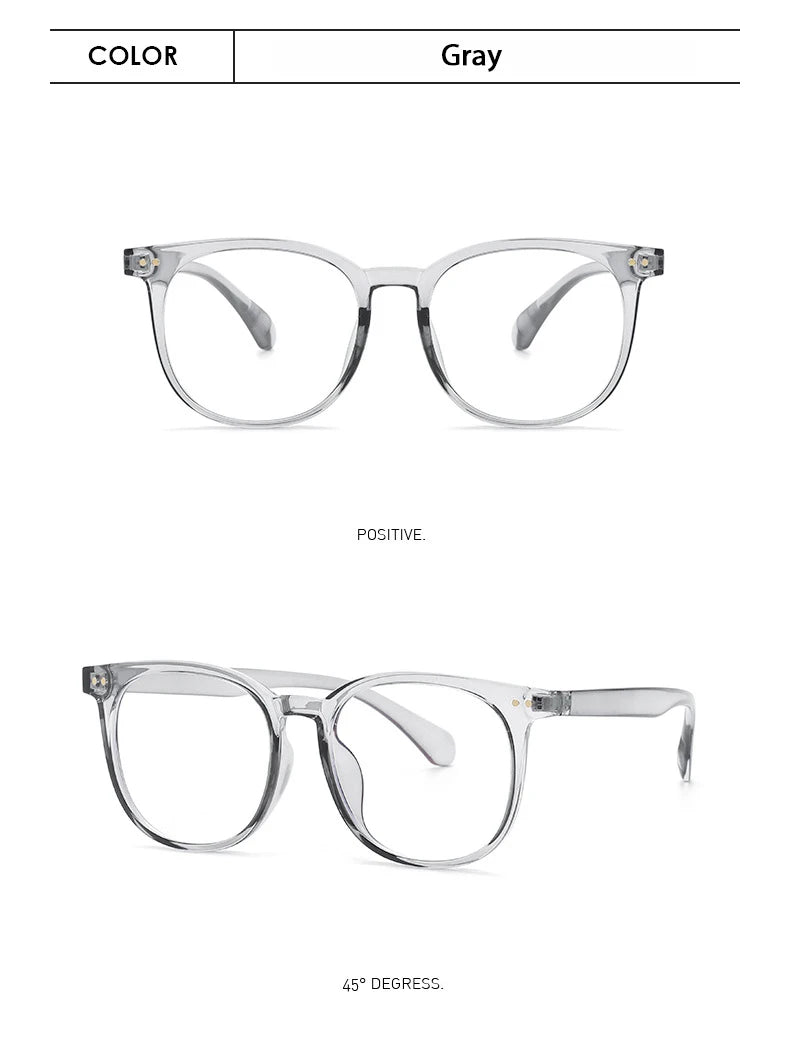New TR round frame anti-blue light glasses for men and women plain lenses can be fitted with prescription lenses