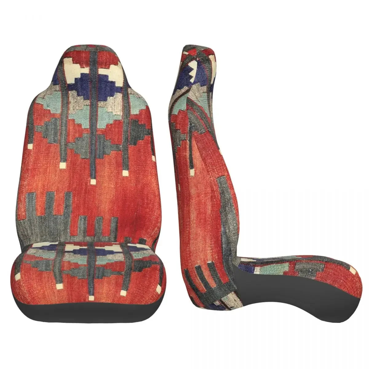 Boho Aztec Universal Car Seat Cover Four Seasons Women Ethnic Persian Tribal Car Seat Cushion Fabric Hunting