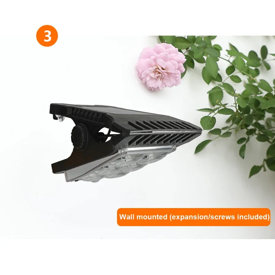 9900LM Solar Garden Outdoor Lights Clip Light Motion Sensor Waterproof Camping Lamp Rechargeable for Landscape Garden Decoration