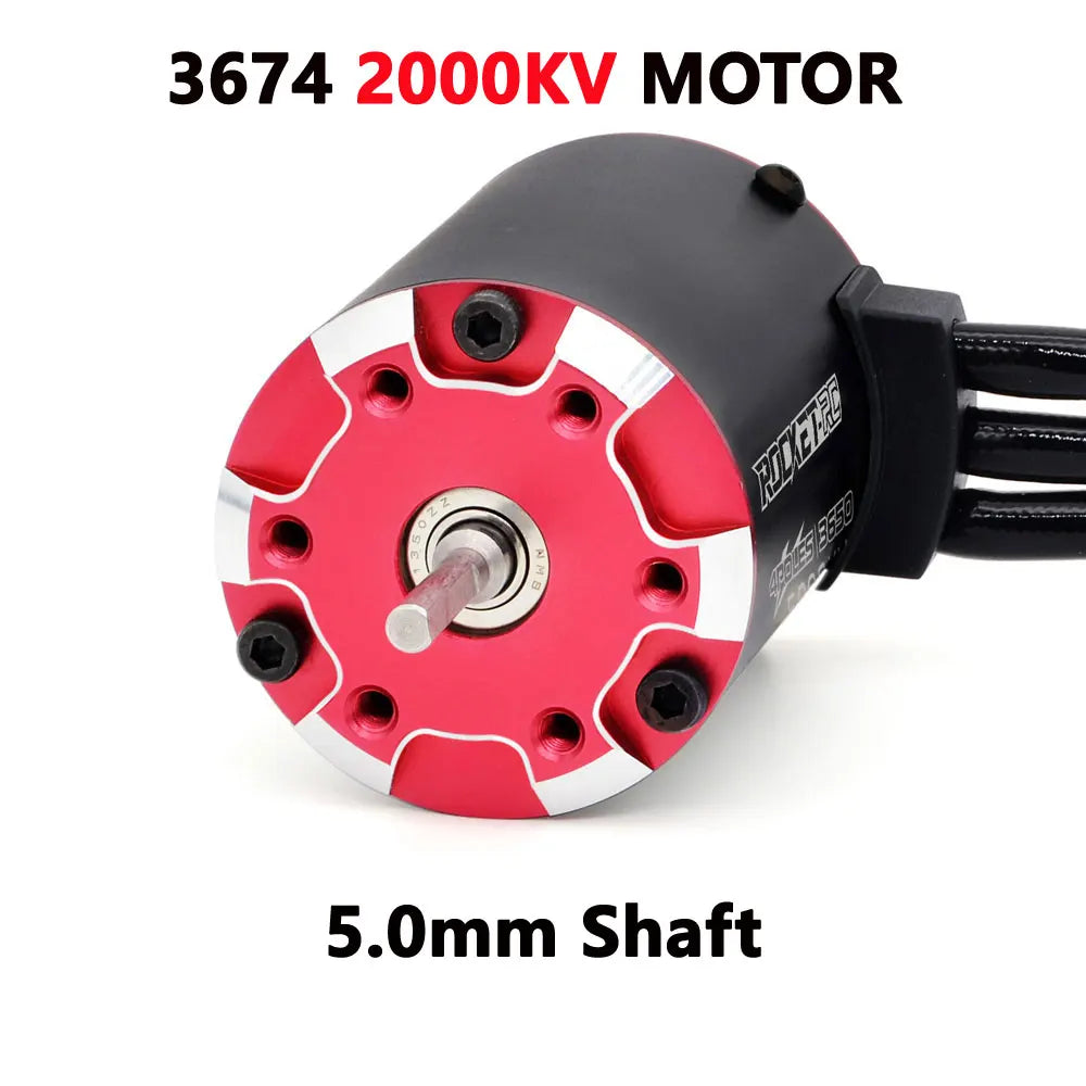 Rocket RC V2 supersonic 3650 3660 3665 3670 3674 Built -in Temperature Sensor Brushless Motor for 1/8 1/10 RC Car Off-Road Boat