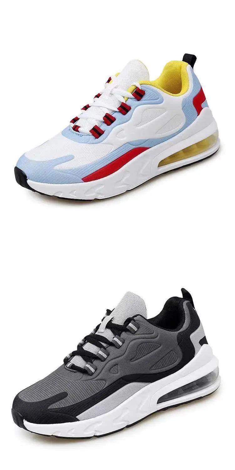 Unisex Large Size Sports Shoes Breathable Comfortable Spring Autumn Fashionable Casual Mesh Air Cushioning Low Top Sneakers
