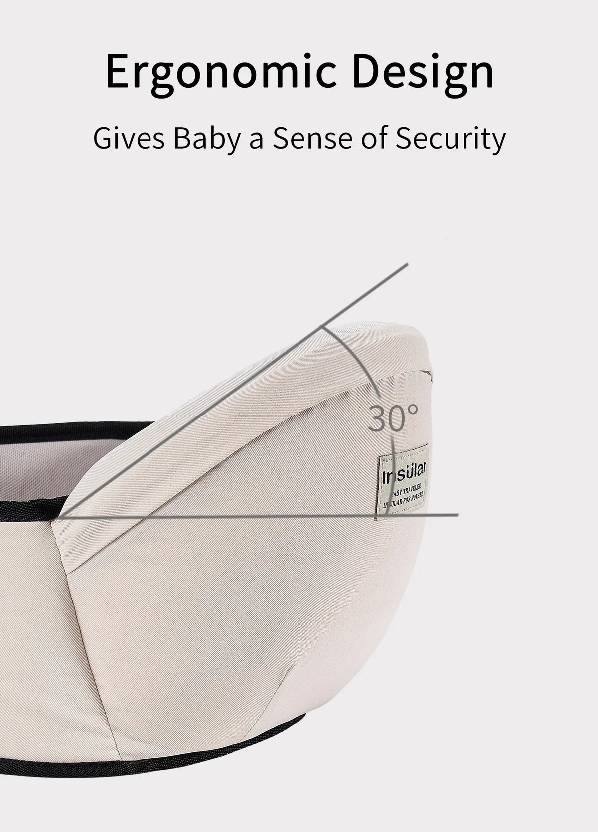 Adjustable Front Facing Baby Carrier Waist Stool with Hipseat Belt for Kids Infant Walkers Sling Hold Waist Belt Backpack