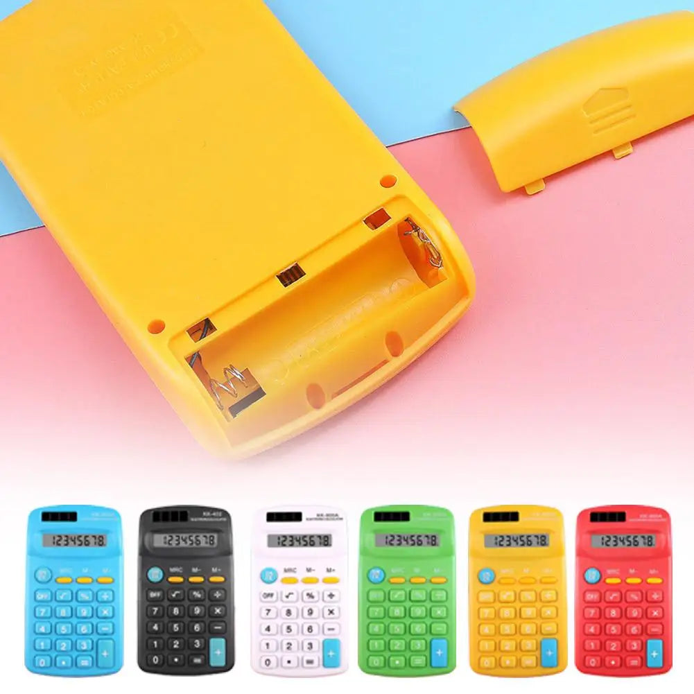 8 Digits Standard Electronic Calculators With Large LCD Display Battery Powered Calculator For Home Office School Financial Tool