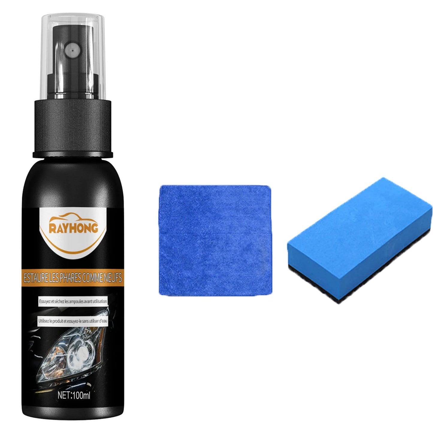 Car Headlight Polishing Agent Scratch Remover Repair Fluid Headlight Restoration And Renewal Polish Liquid Kit Auto Accessories