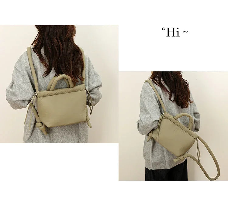 Super Cool Simple Versatile Handbags for Women 2025 Casual Hot Sale Colorful Nylon Small Square Shoulder and Crossbody Bags