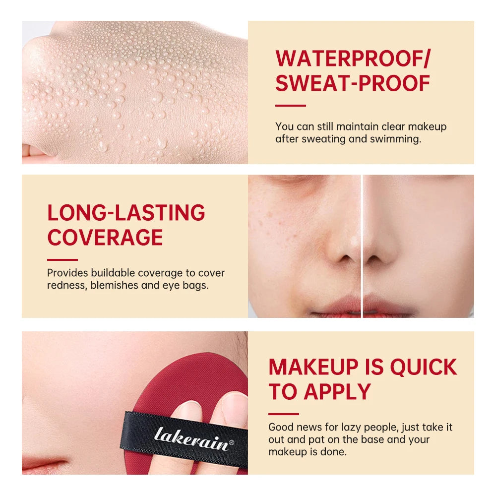 TIRTIR Sunscreen Air Cushion Poreless Bb Cc Cream High Coverage Oil-Control Soft Face Makeup Foundation Base Cosmetics