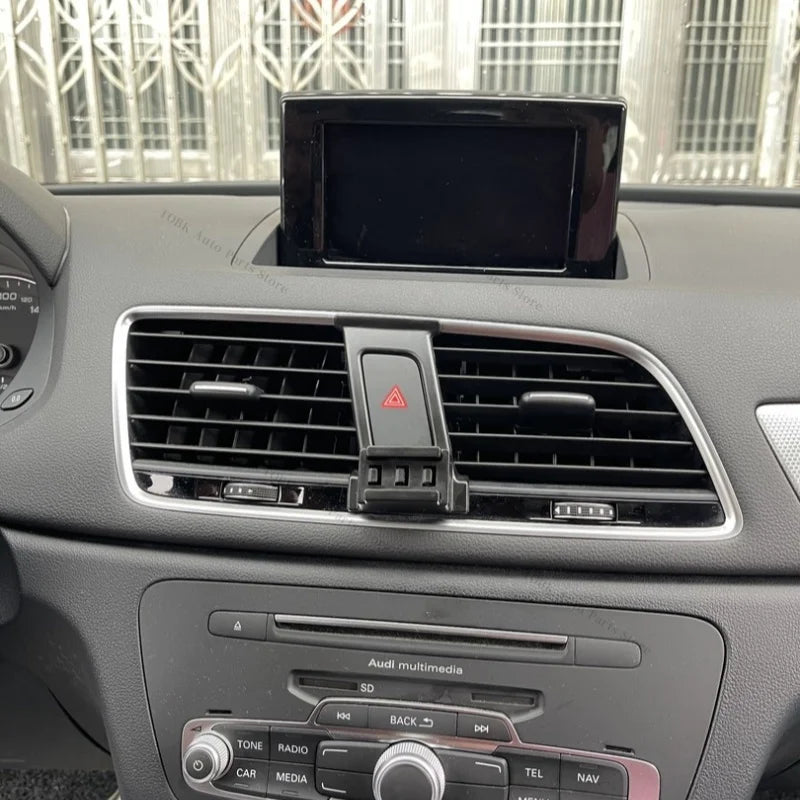 Magnetic Car Phone Holder For Audi Q3 8U 2013-2017 2018 Wireless Charging Special Fixed Bracket Base MagSafe Mount Accessoires