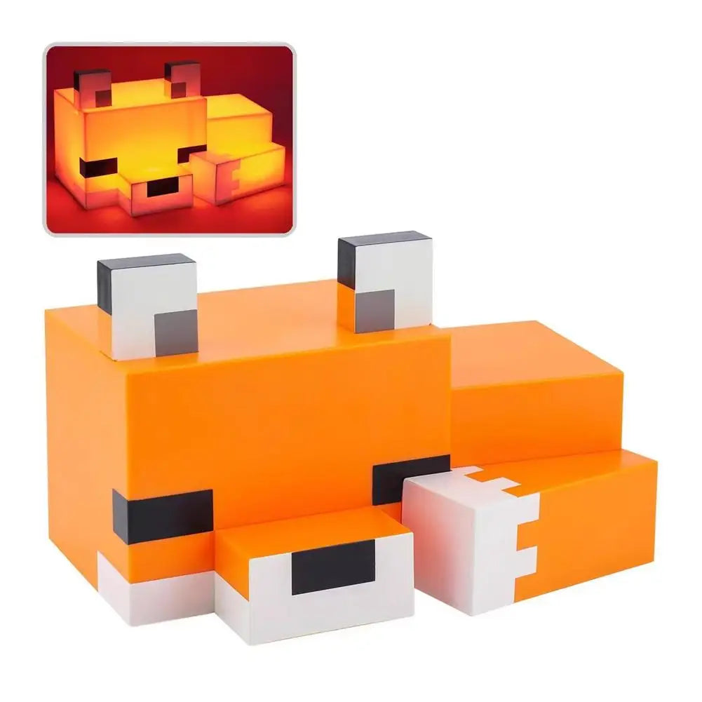 1/2pcs MC Game Cute Fox Night Light Soft Orange Glow Desk Lamp Home Atmosphere Luminous Table Lamp for Playrooms or Children