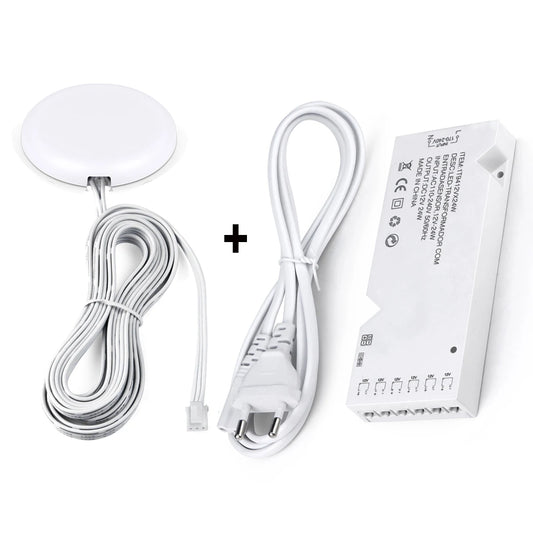 DC12V LED Lighting Transformer With Dimmable Touch/Hand Sweep Motion Sensor Switch Power Supply LED Driver 4-10 Dupont Ports