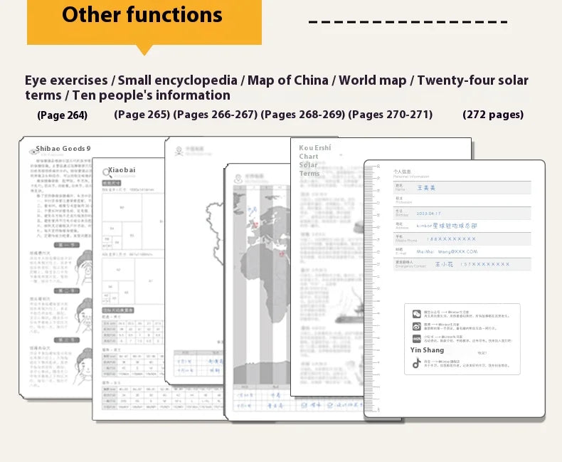 Kinbor 2026 A5 Efficient Planner Notebook,2 Days per Page with Habit Tracker,To-Do Lists&Time Management for Workplace, College