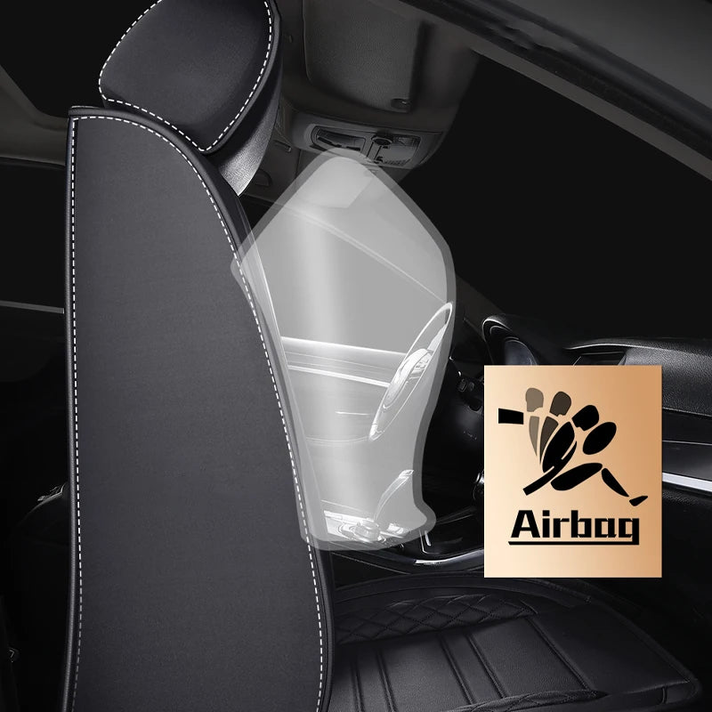 Car Seat Cover For Peugeot 207 206 2008 308 407 307 Sw Cc 205 107 208 Universal Waterproof Leather Auto Accessories
