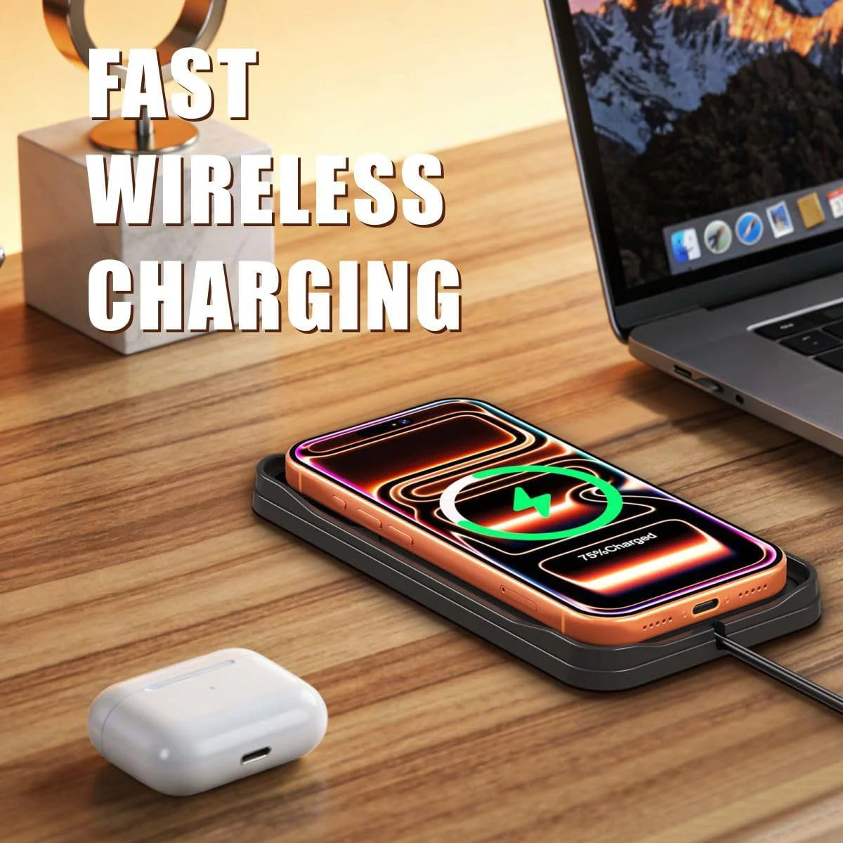 Wireless Car Charger,Charging pad Non Slip 15w Fast Charger for Car Wireless Phone Charger for iPhone17/ 16/15/14/13/12 Pro Max