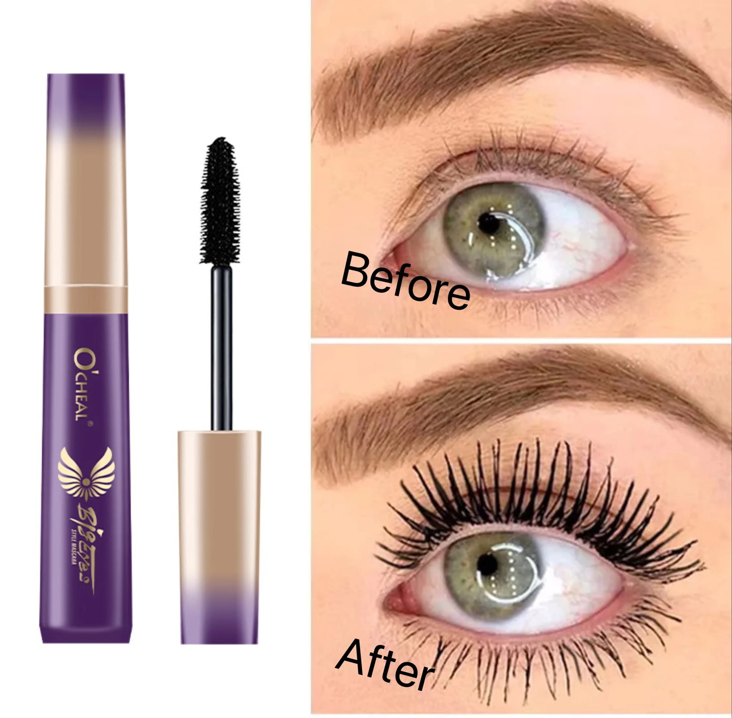 Eyelashes Lengthening Mascara Waterproof Long Lasting Silky Lash Black Eyelashes Extension Make Up Beauty Eye Korean Cosmetic