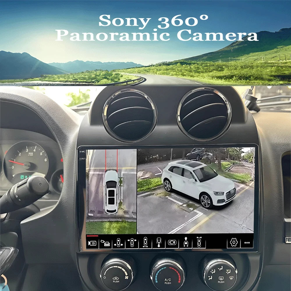 Android15 video Player Car Radio For Jeep Compass Patriot 2010 - 2016 Autoradio Stereo 2 Din GPS Navigation Carplay DSP WIFI+4G