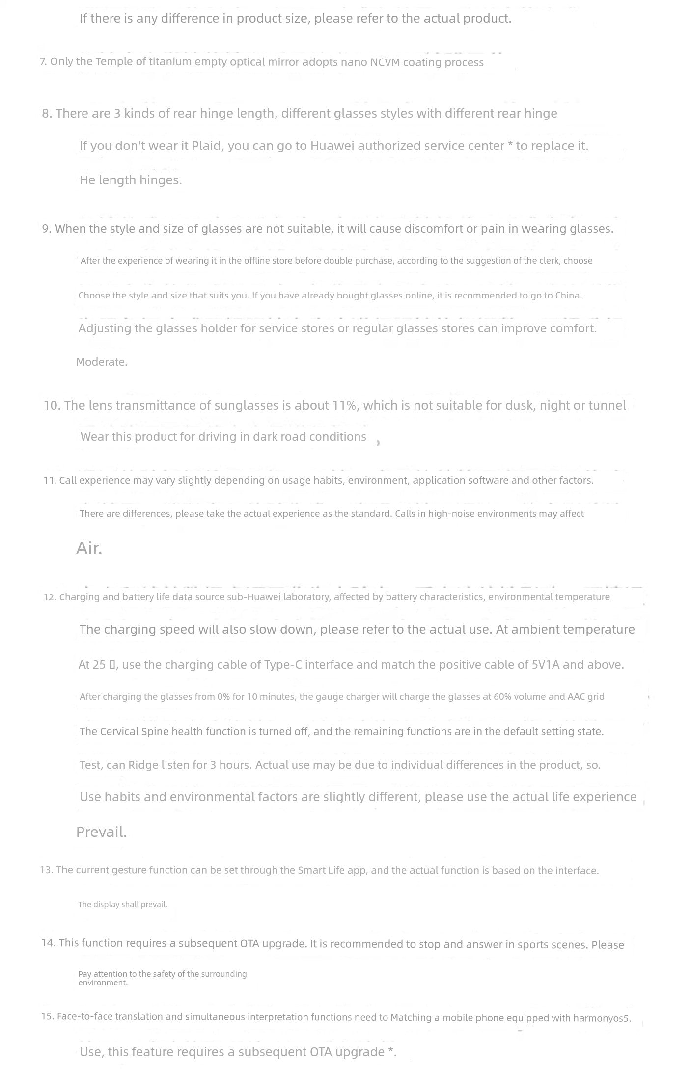 Huawei Smart Glasses 2 Translation 4 Th Generation Bluetooth