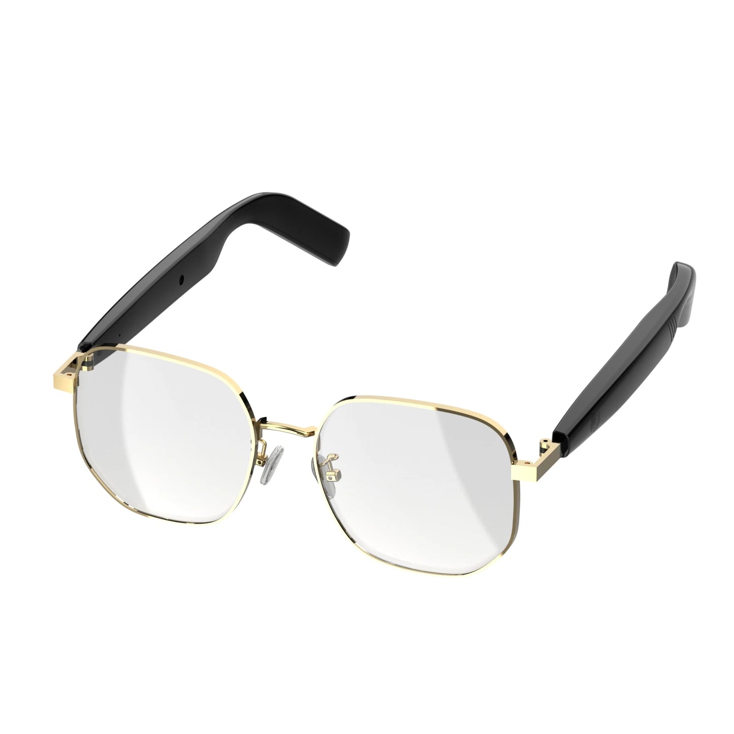 SG-16Pro New Trendy Smart Glasses Anti Blue Light Gold frame Sunglasses Music Stereo For Jogging Workouts SG16 PRO