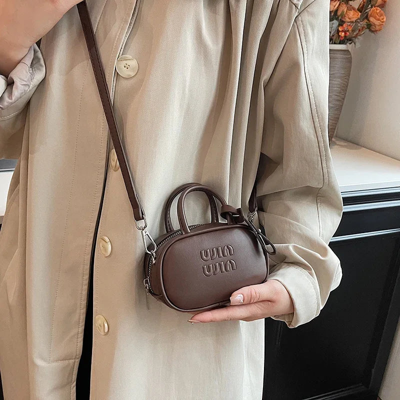 Luxury Brand Women Bag 2024 Winter Mini Crossbody Bag Purse Fashion Simple Handbag Satchel High Quality Lady Small Shoulder Bags