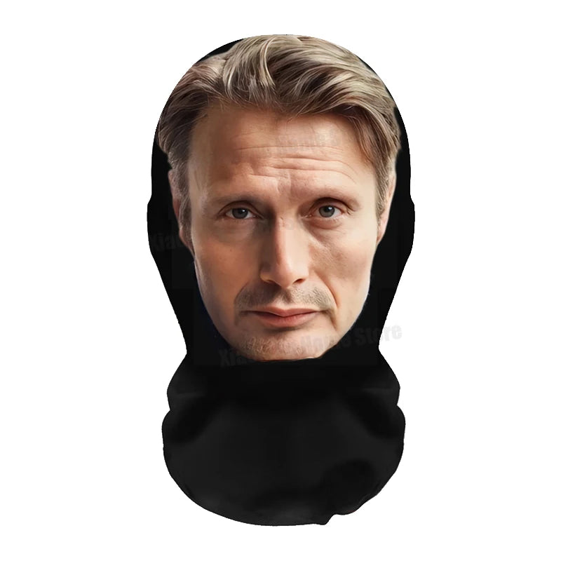 2026 NEW Halloween Balaclava Mask Unisex Cosplay Role Costumes Dress Up Celebrity Realistic Face Masks Headgear
