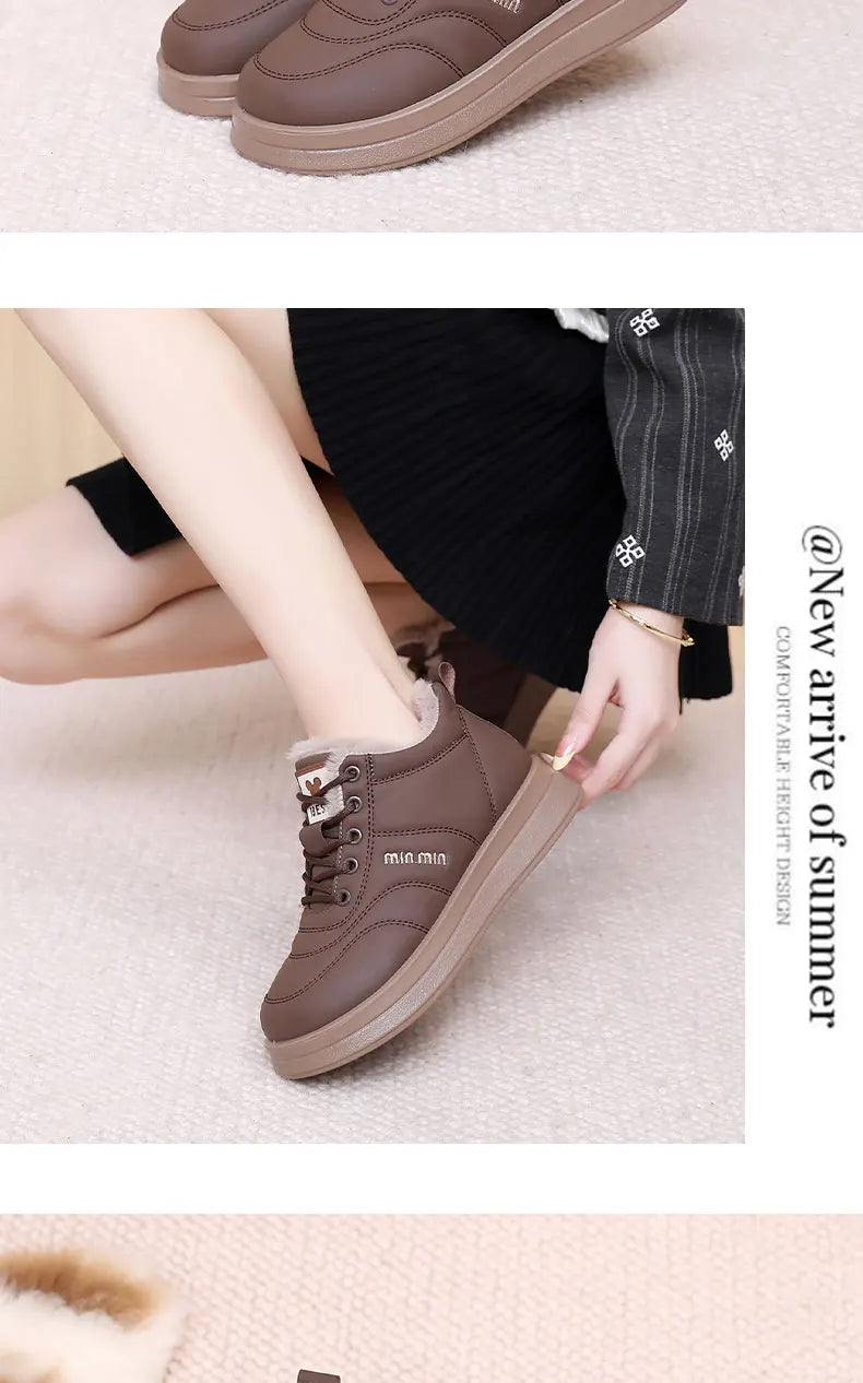 Women's 2025 Winter New Versatile Cotton Shoes Fashion Warm Thick Bottom Skid-resistant Durable Free Shipping Women's Shoes