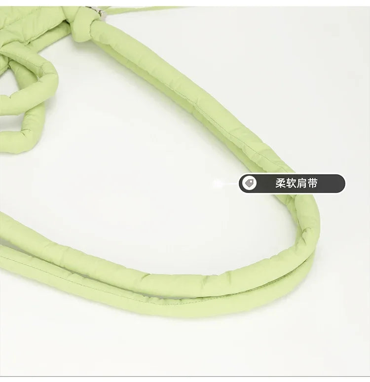 Super Cool Simple Versatile Handbags for Women 2025 Casual Hot Sale Colorful Nylon Small Square Shoulder and Crossbody Bags