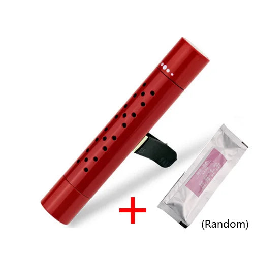 Car Fragrance Custom Vent Clip Cylindrical Essential Oil Car Diffuser Vent Clip with Refill Sticks for Auto Office Kitchen