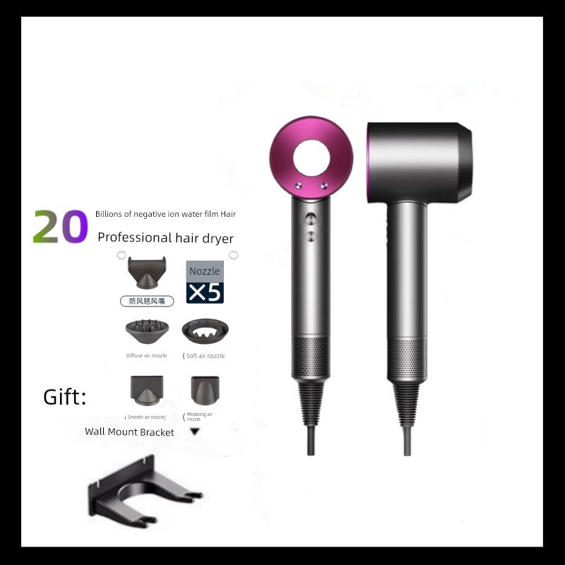 Hair Dryer For Home Negative Ion Top with High-Speed Hair Dryer Student High-Power Negative Ion Leaf-Free Hair Blowing Hair Dryer