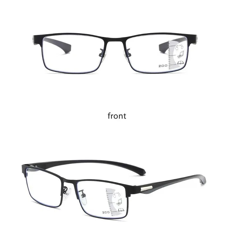 2024 Intelligent Zoom Color Changing Reading Glasses Multi-Focus Dual-Purpose DS-3106 New Arrival