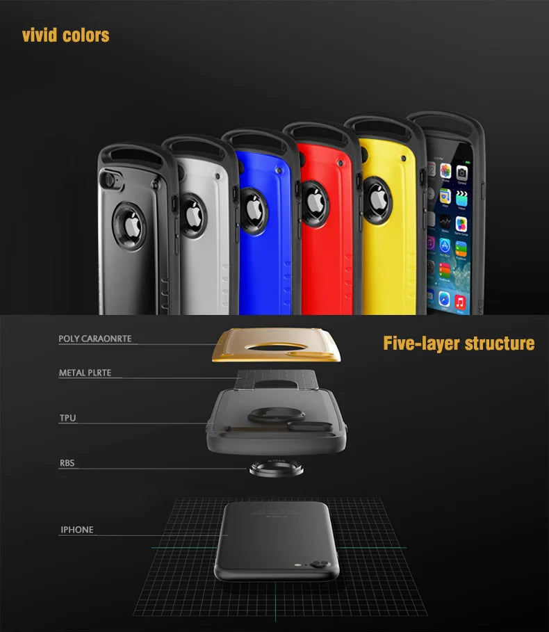 Root go Hybrid Shockproof Case For iPhone 13 12 Pro Max Heavy Duty Armor Case For iPhone 11 X XS Max XR 8 7 Plus Silicone Cover
