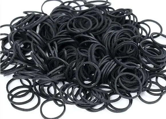 100Pcs Mini Rubber Bands Office Rubber Ring 16x1.4mm Soft Elastic Bands Stationery Holder Band Loop Home School Office Supplies